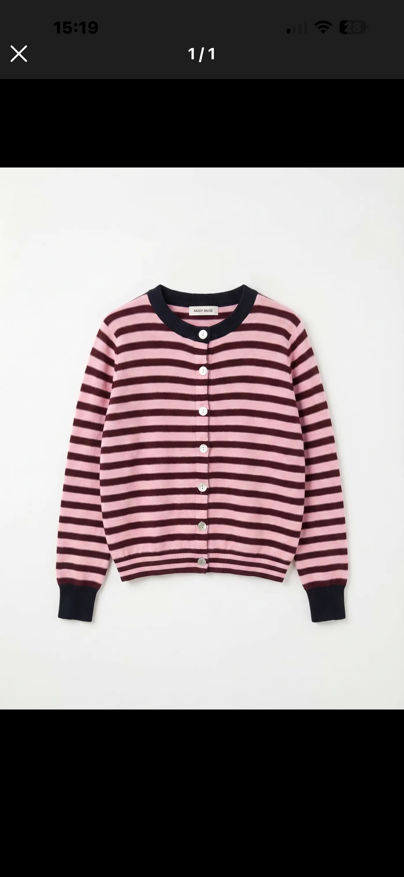 Gilet rayure rose