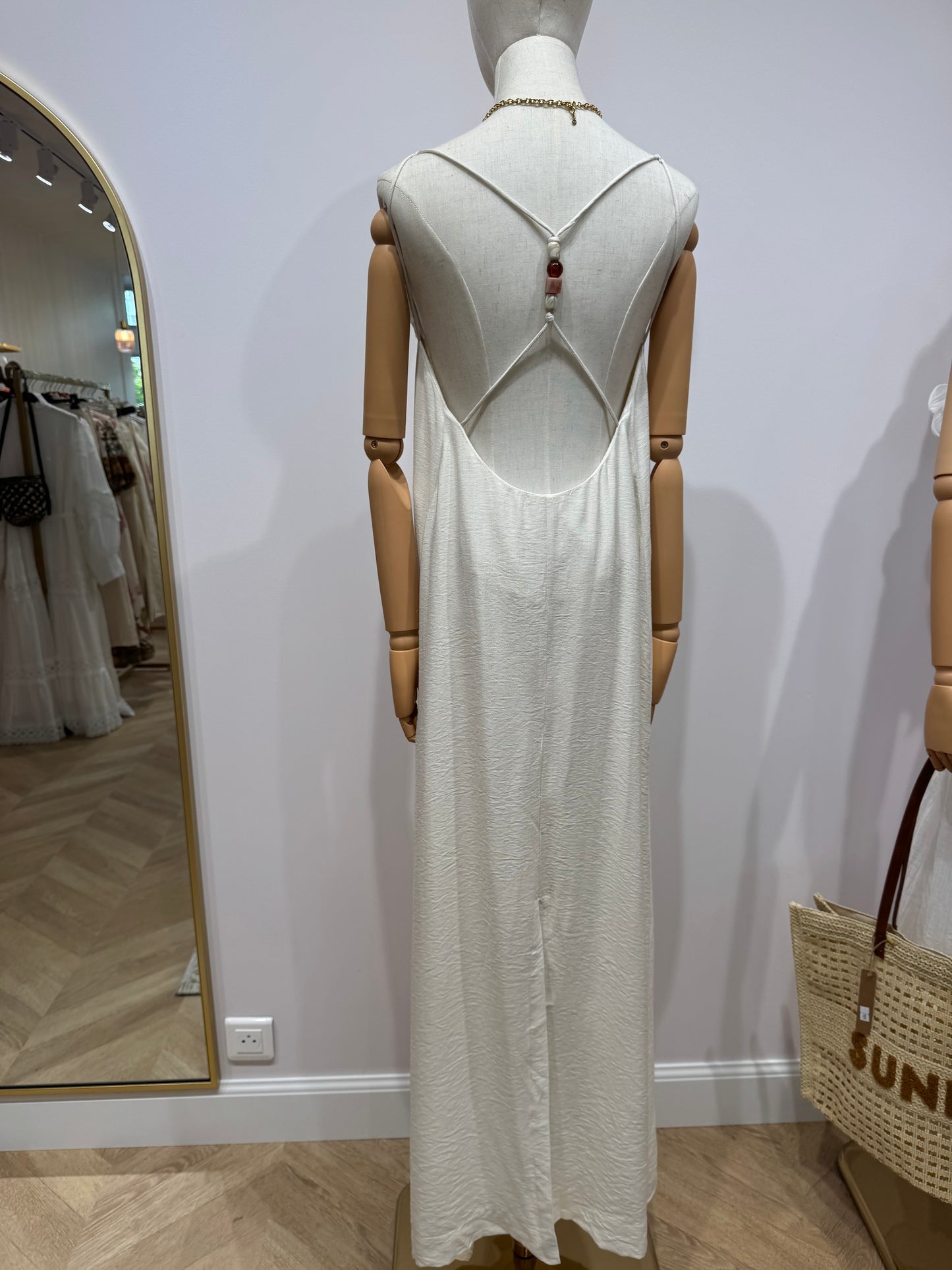 Robe cailloux écru