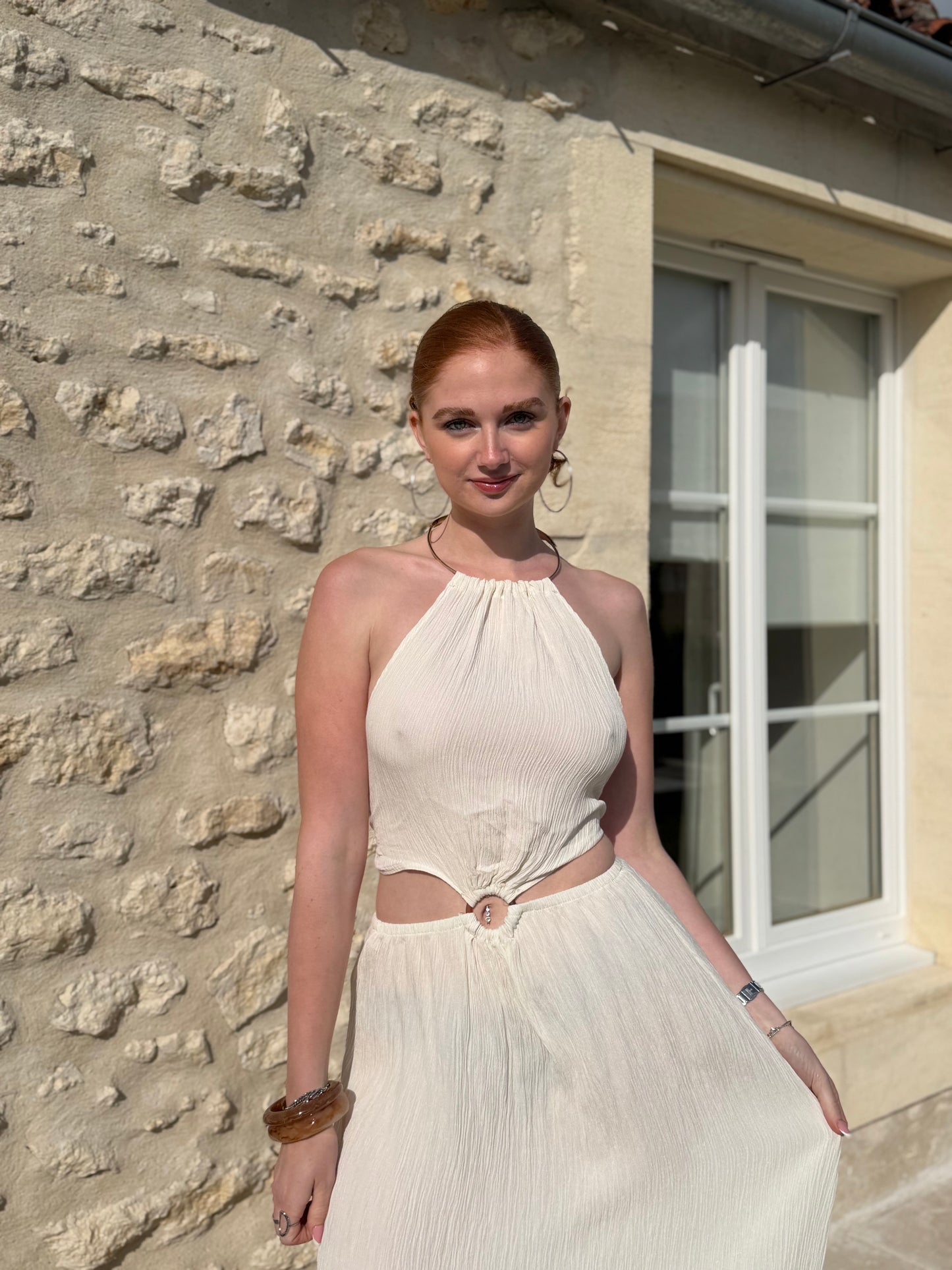 Robe Kissy écru