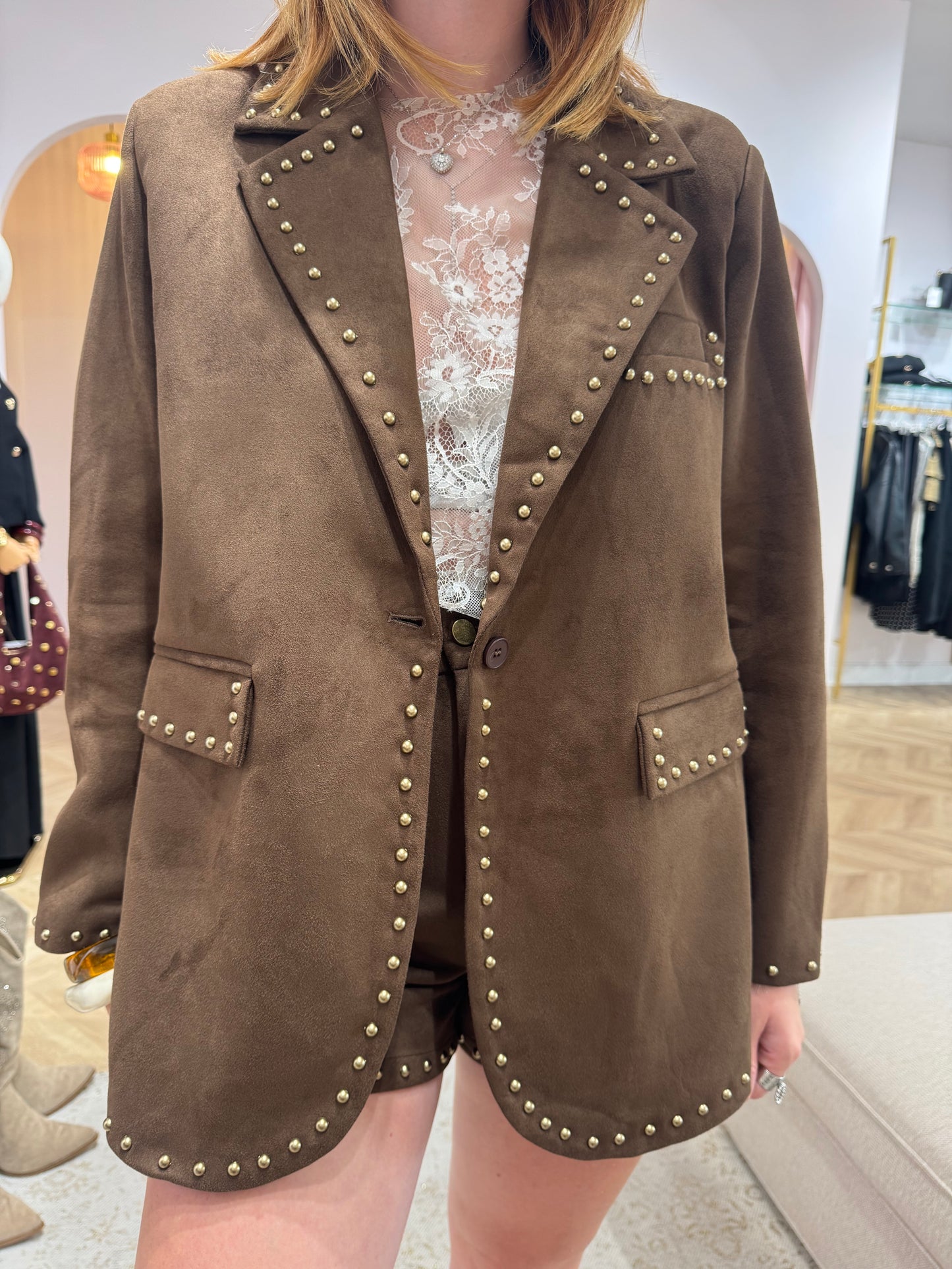 Blazer grâce marron