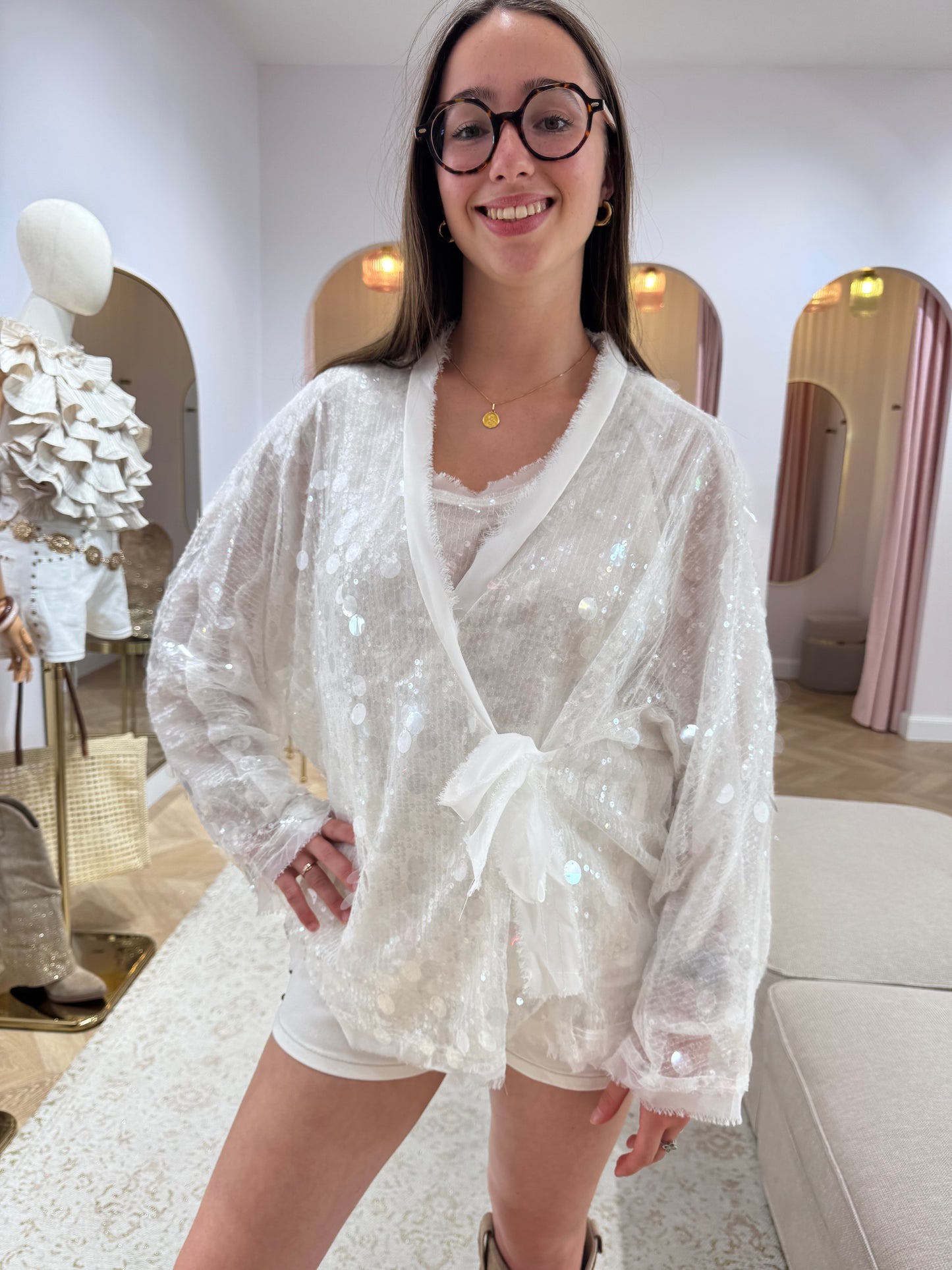 Veste Ibiza blanche