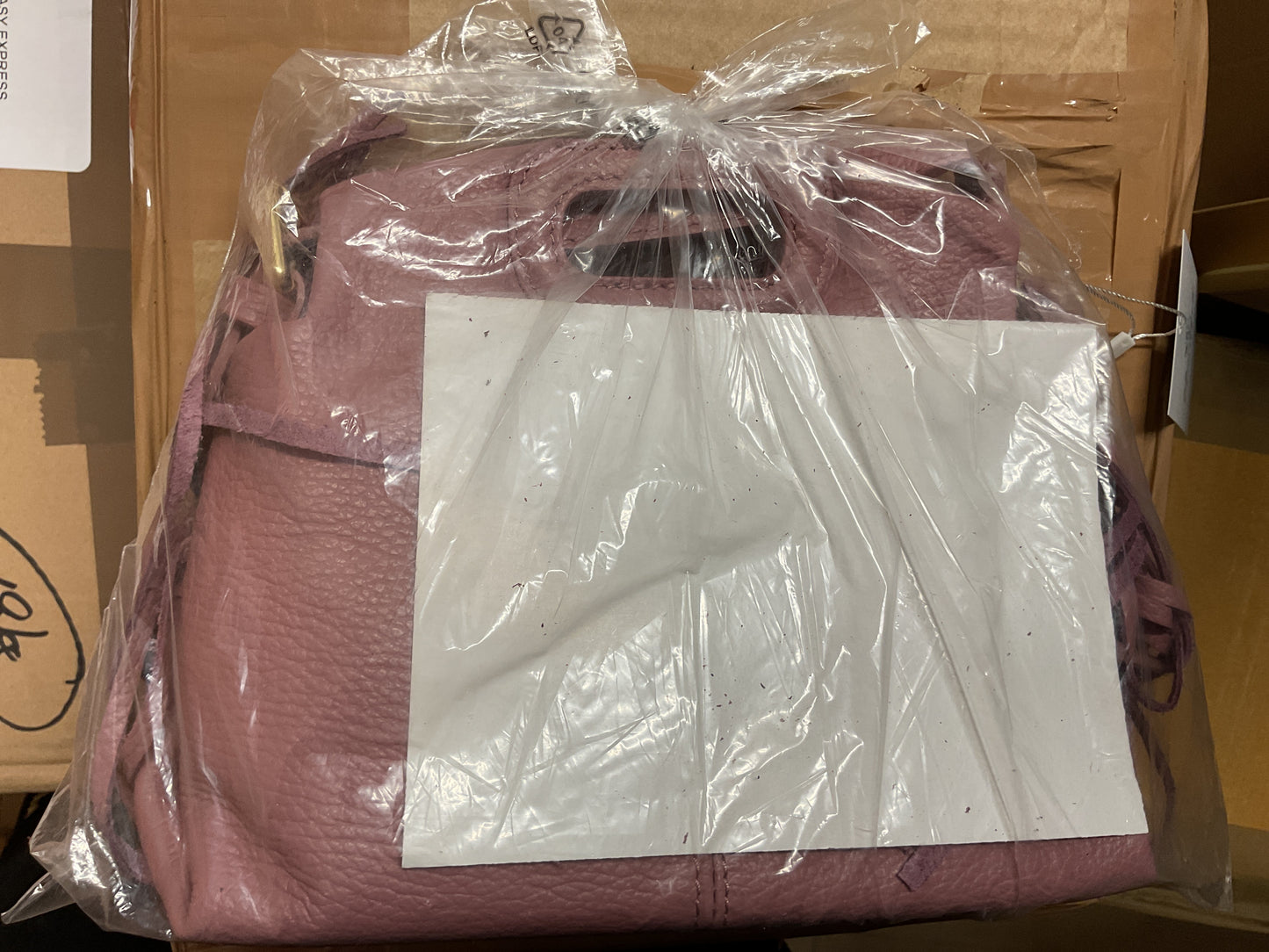 Sac stormy lisse vieux rose