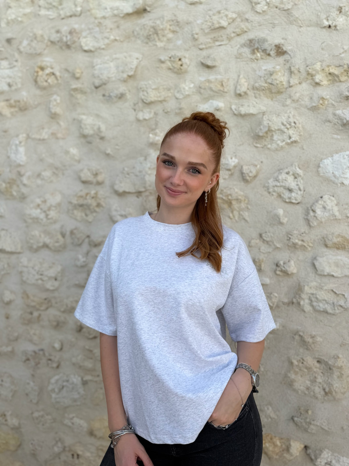T-shirt ANGEL gris