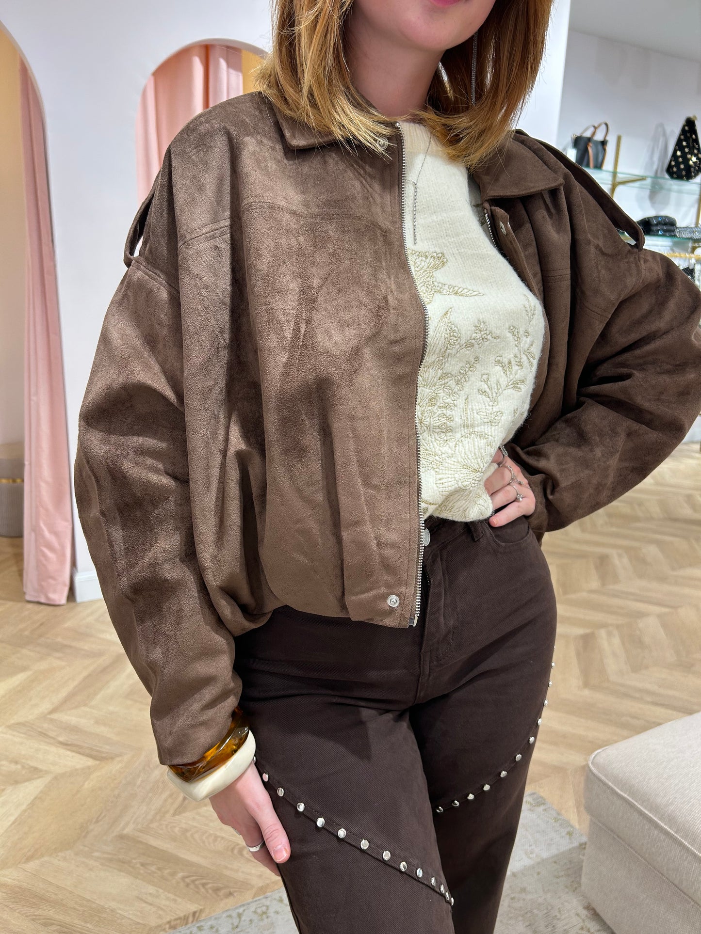 Veste Judy marron