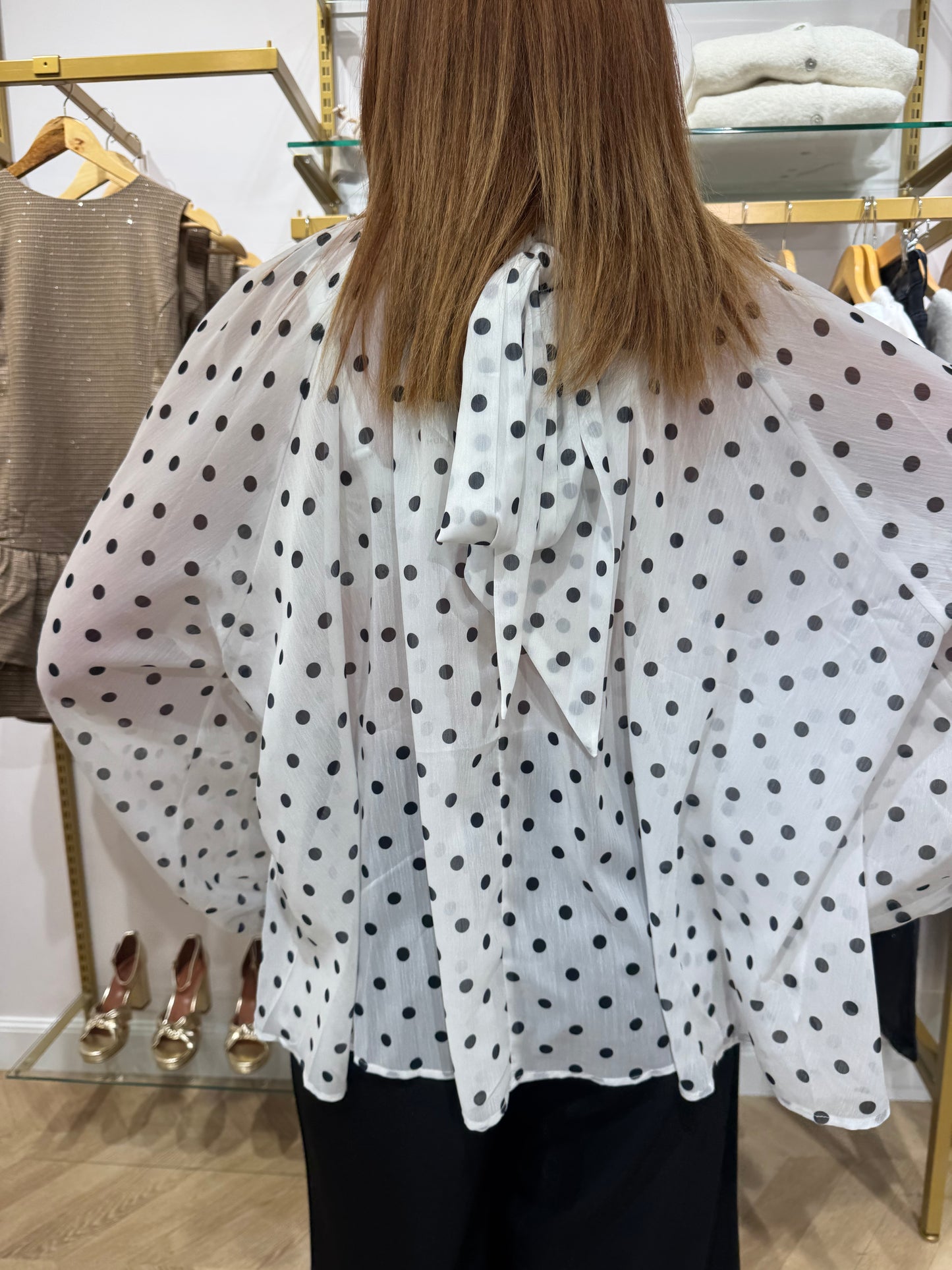 Blouse Boop pois