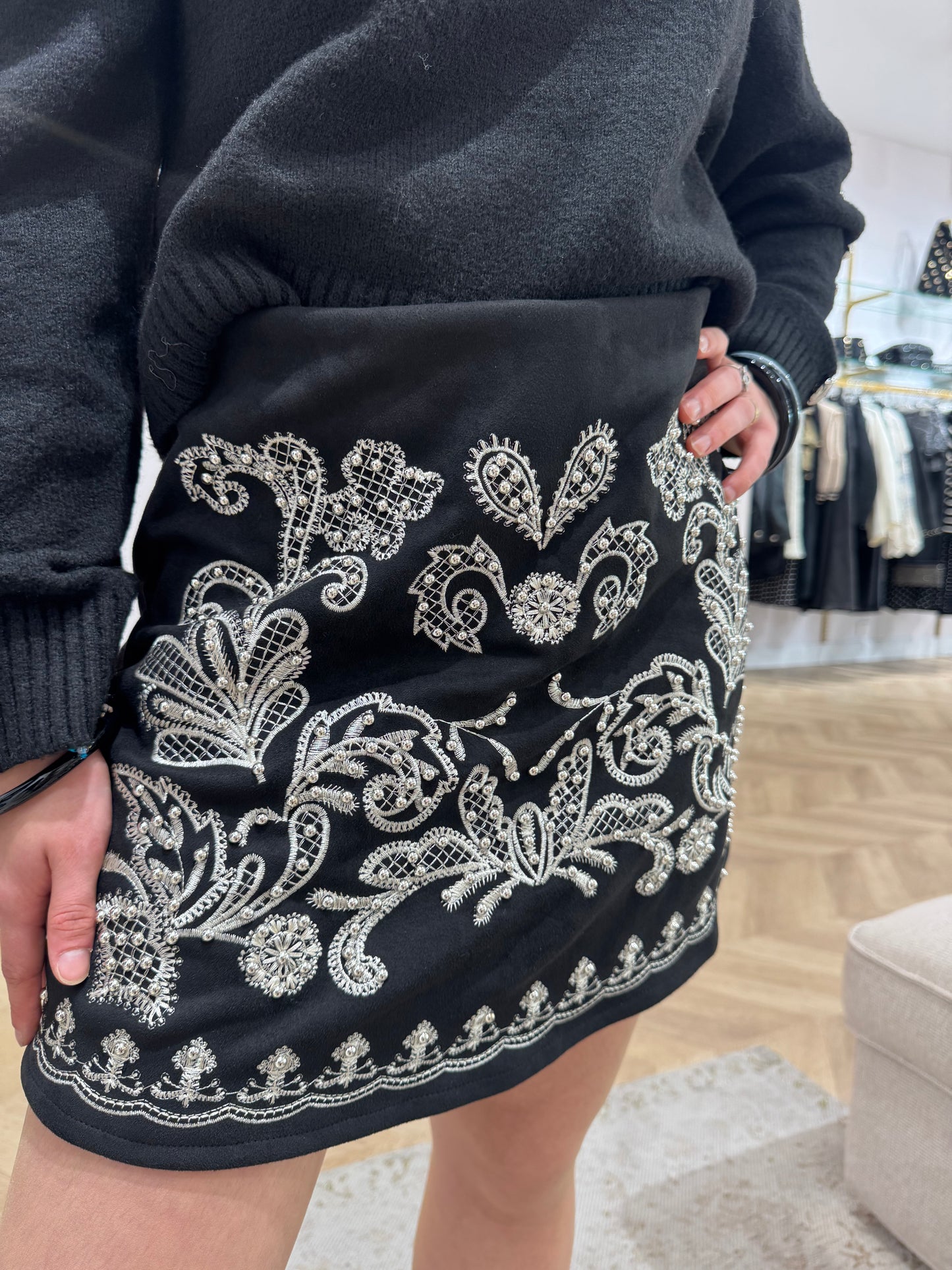Jupe-short Esmée noir