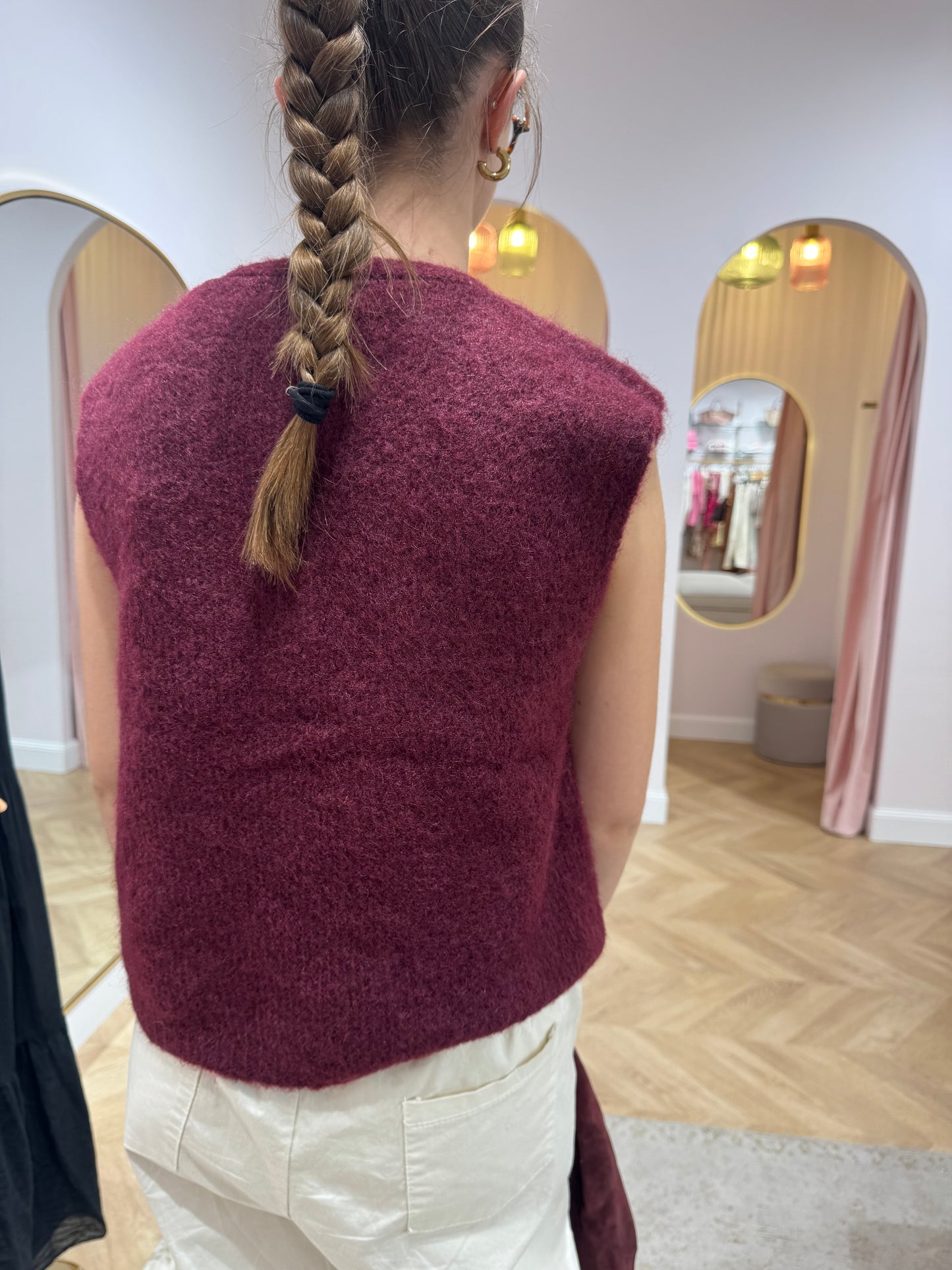 Pull voto sm bordeaux