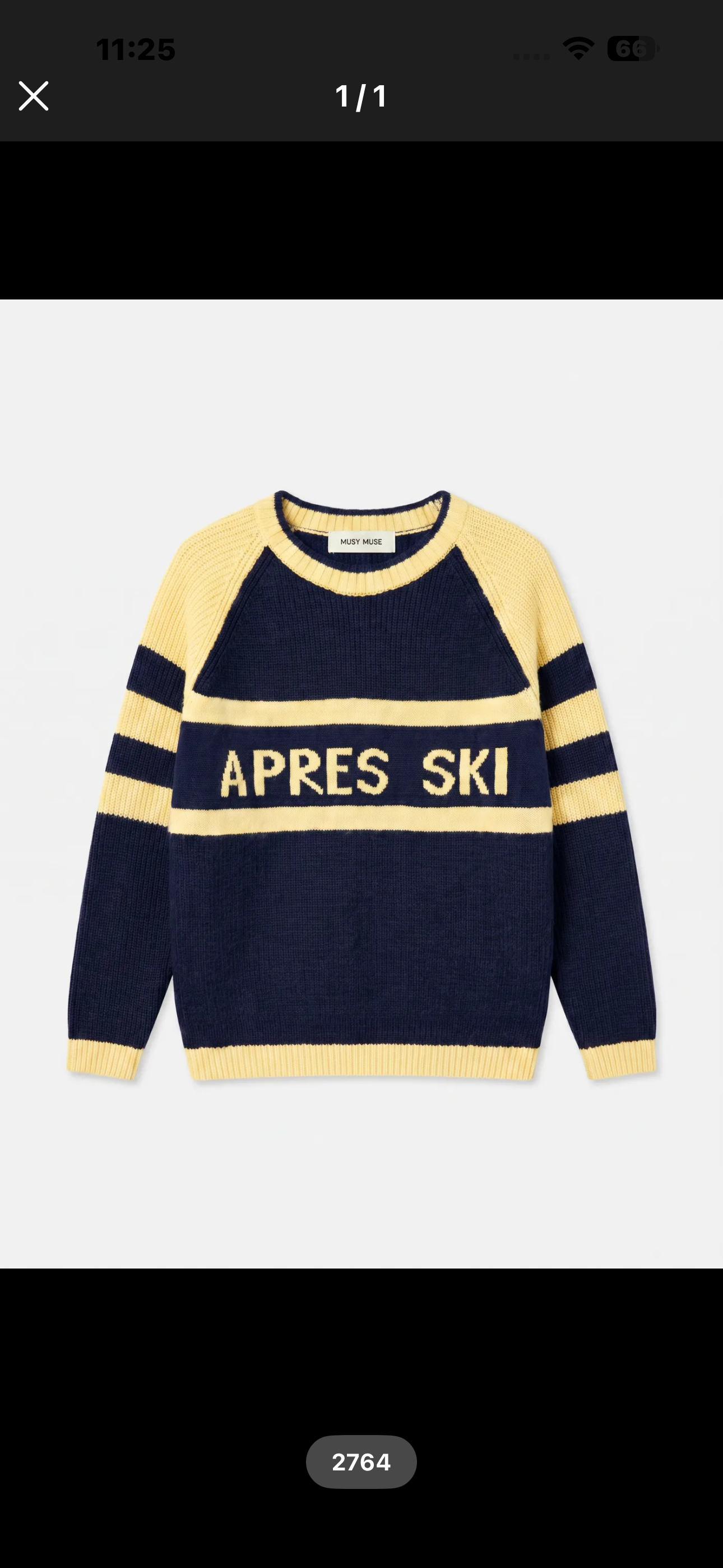 Pull après ski marine