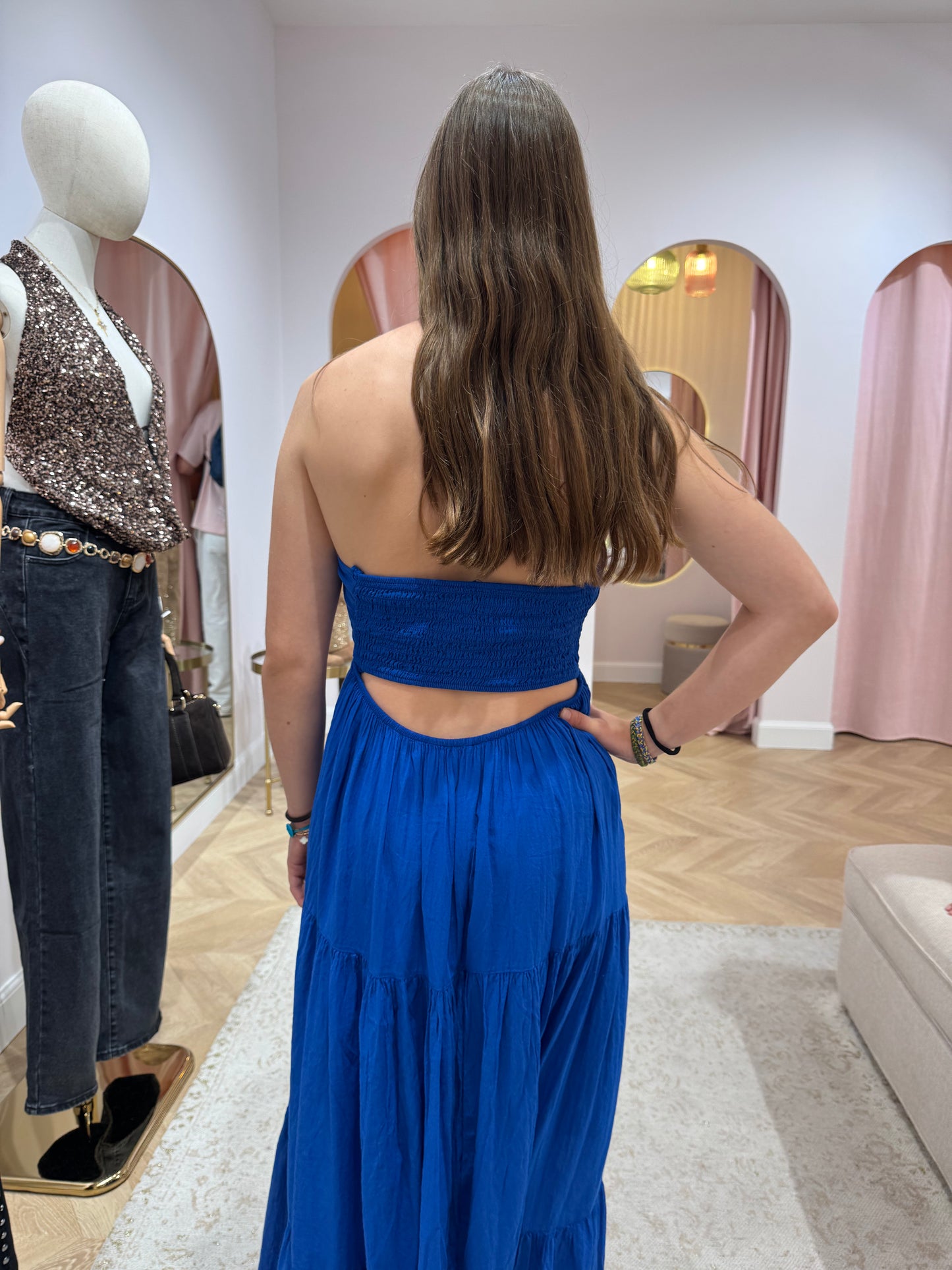 Robe sunny bleu électrique