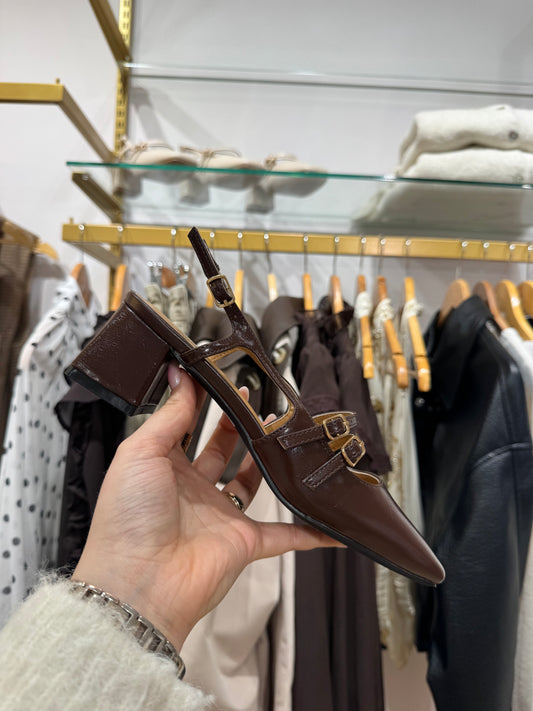 Slingback Nina brown