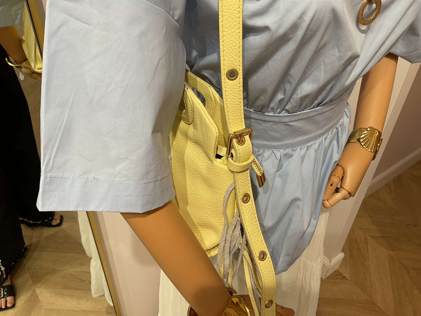 Sac stormy lisse jaune