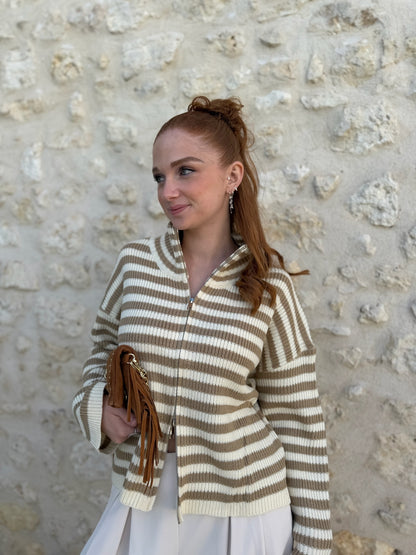 Gilet BEE beige