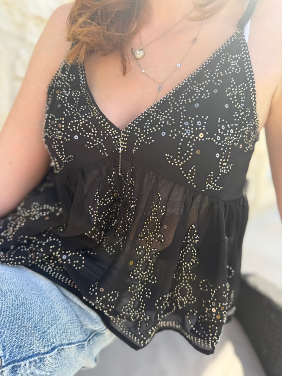 Top CAPRI  noir