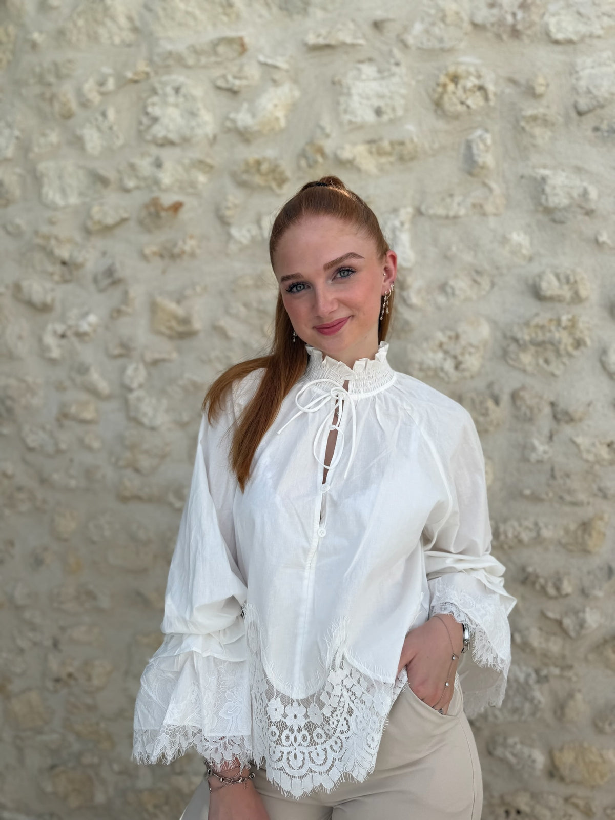 Blouse ANNA blanc