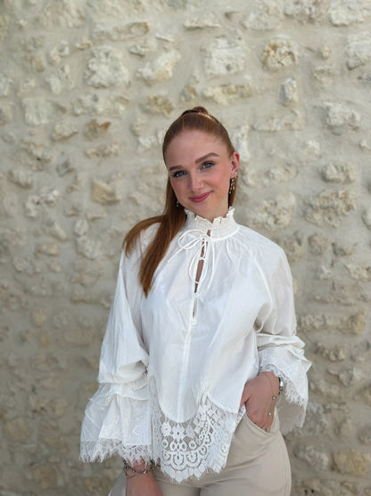 Blouse ANNA blanc