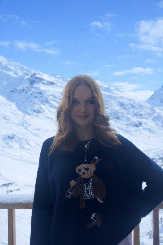 Pull teddy ski marine