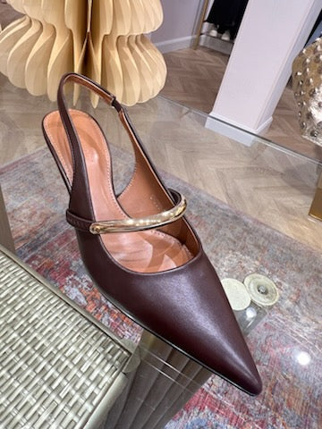 Escarpin dunes marron