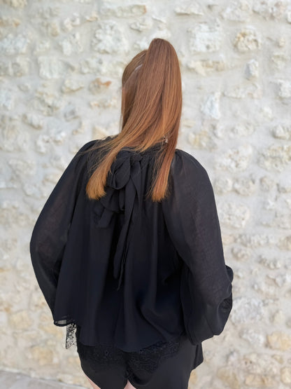 Blouse LEON noir