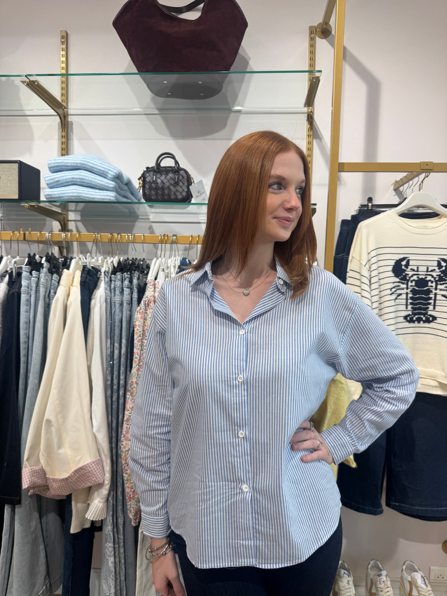 Chemise Cupidon ciel