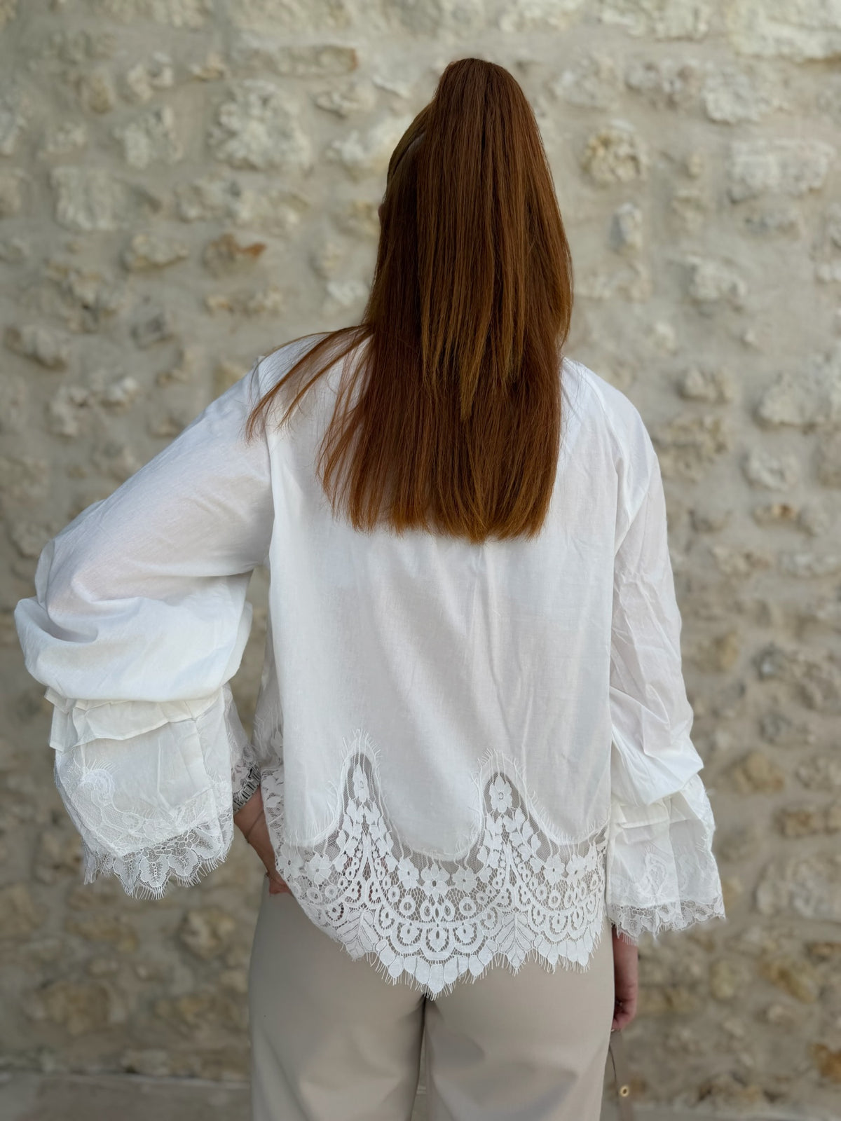 Blouse ANNA blanc