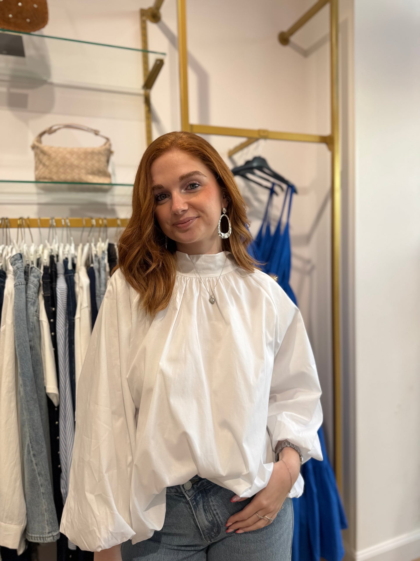 Blouse Lys blanc