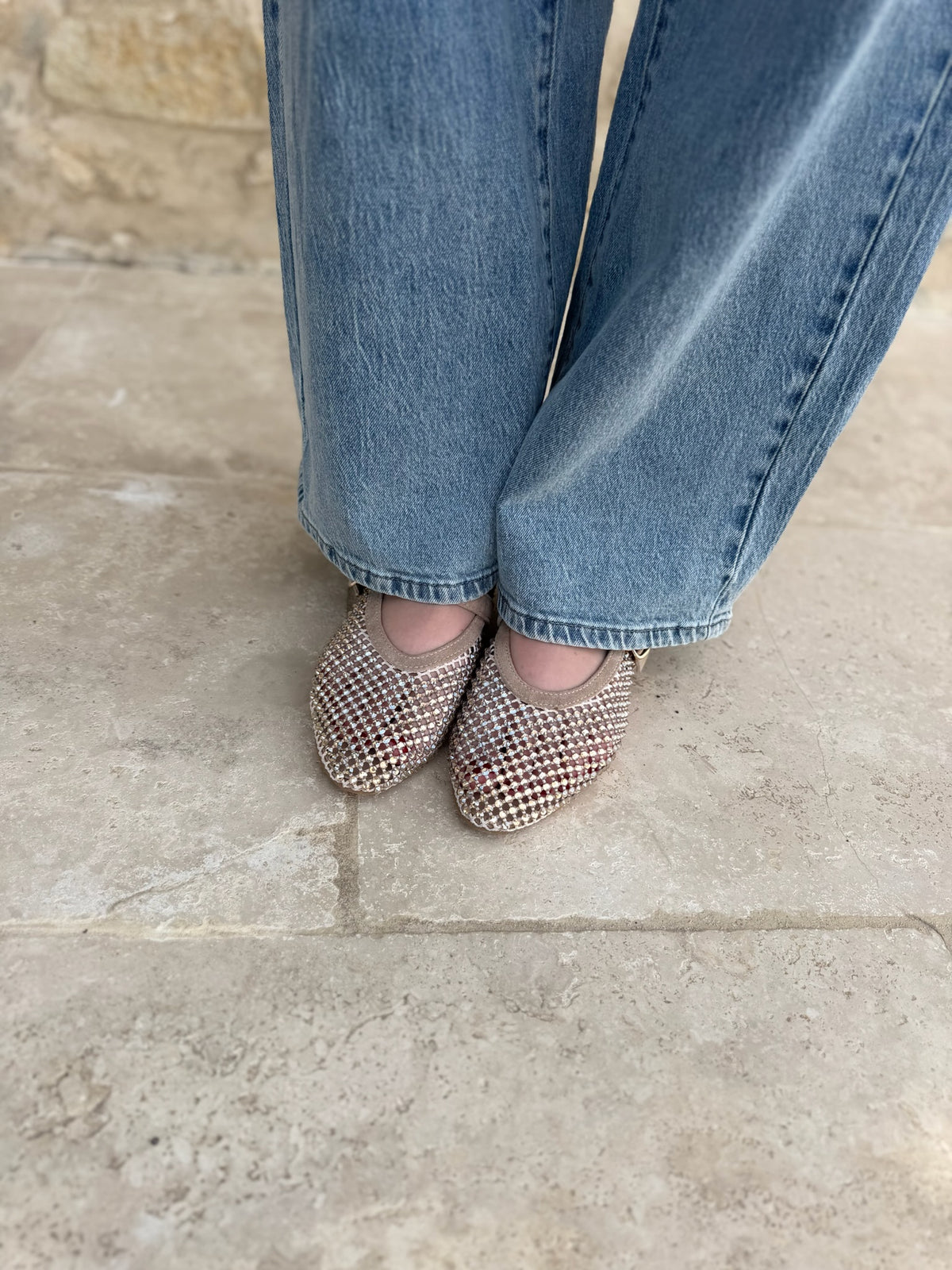 Ballerine shimmer taupe