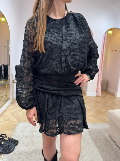 Robe bloom noir