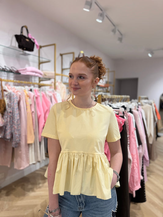 Top Baby jaune