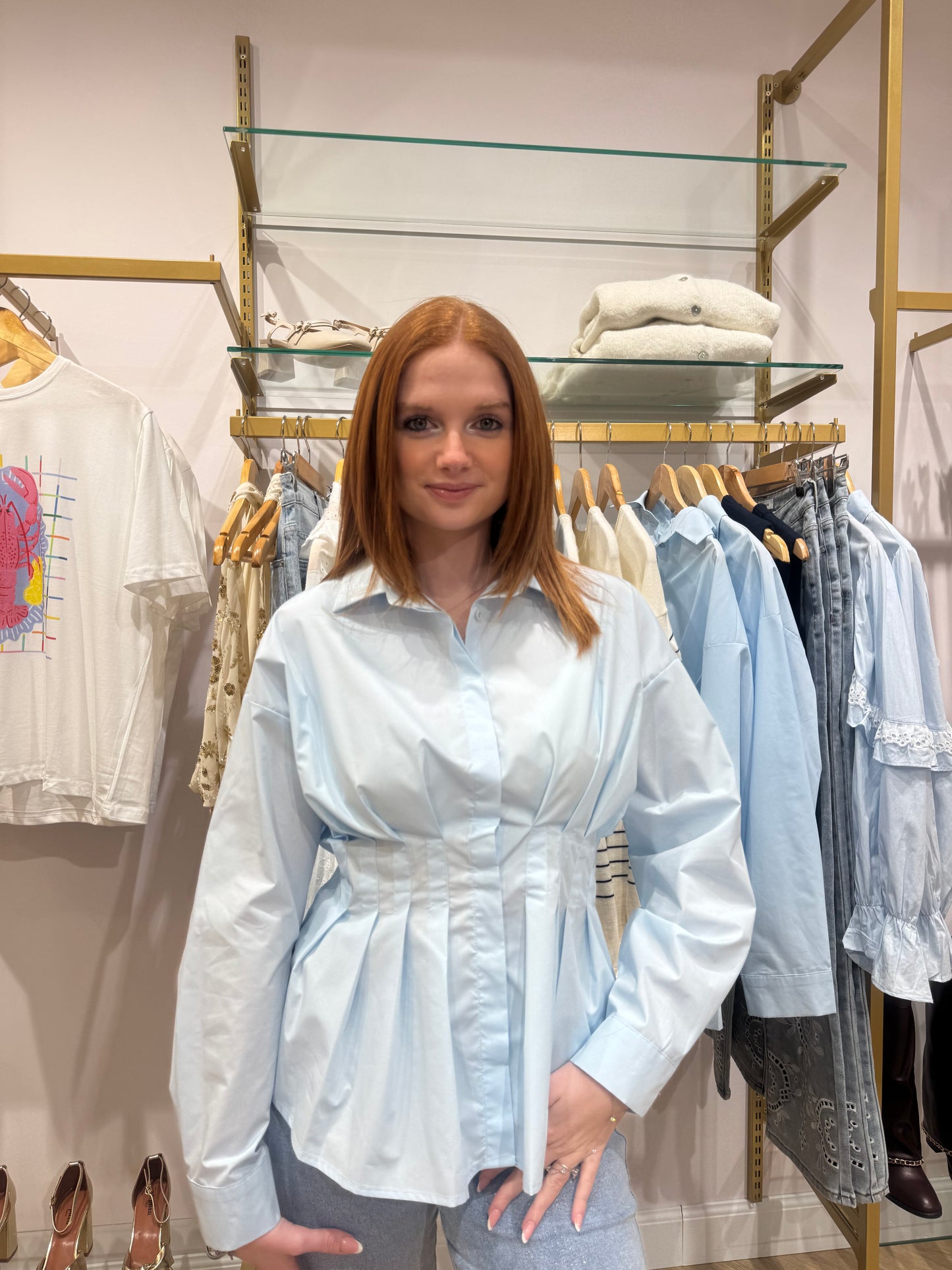 Chemise Vivienne bleu