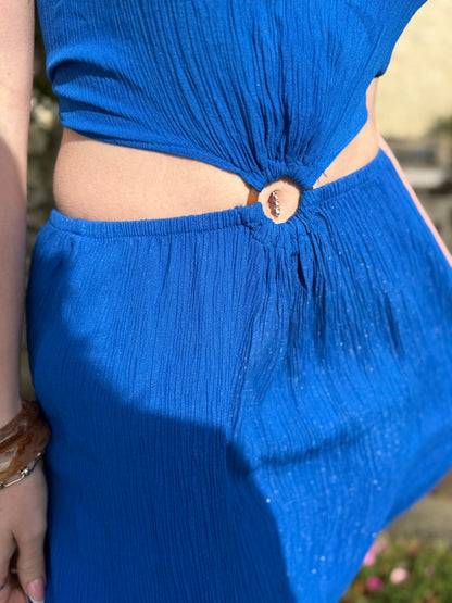Robe Kissy bleu elec