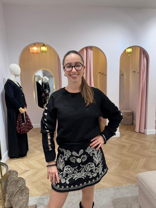 Jupe-short Esmée  noir