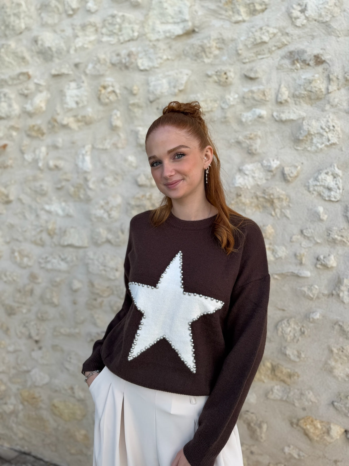 Pull Esmée marron
