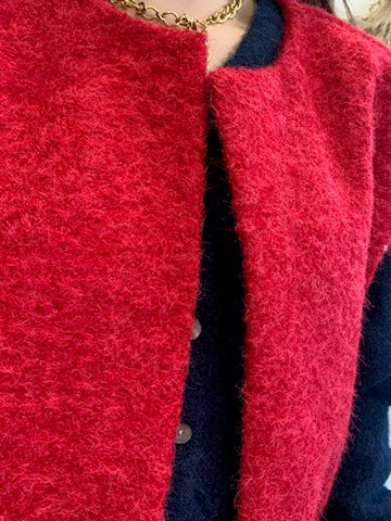 Gilet sans manches Gaspard rouge