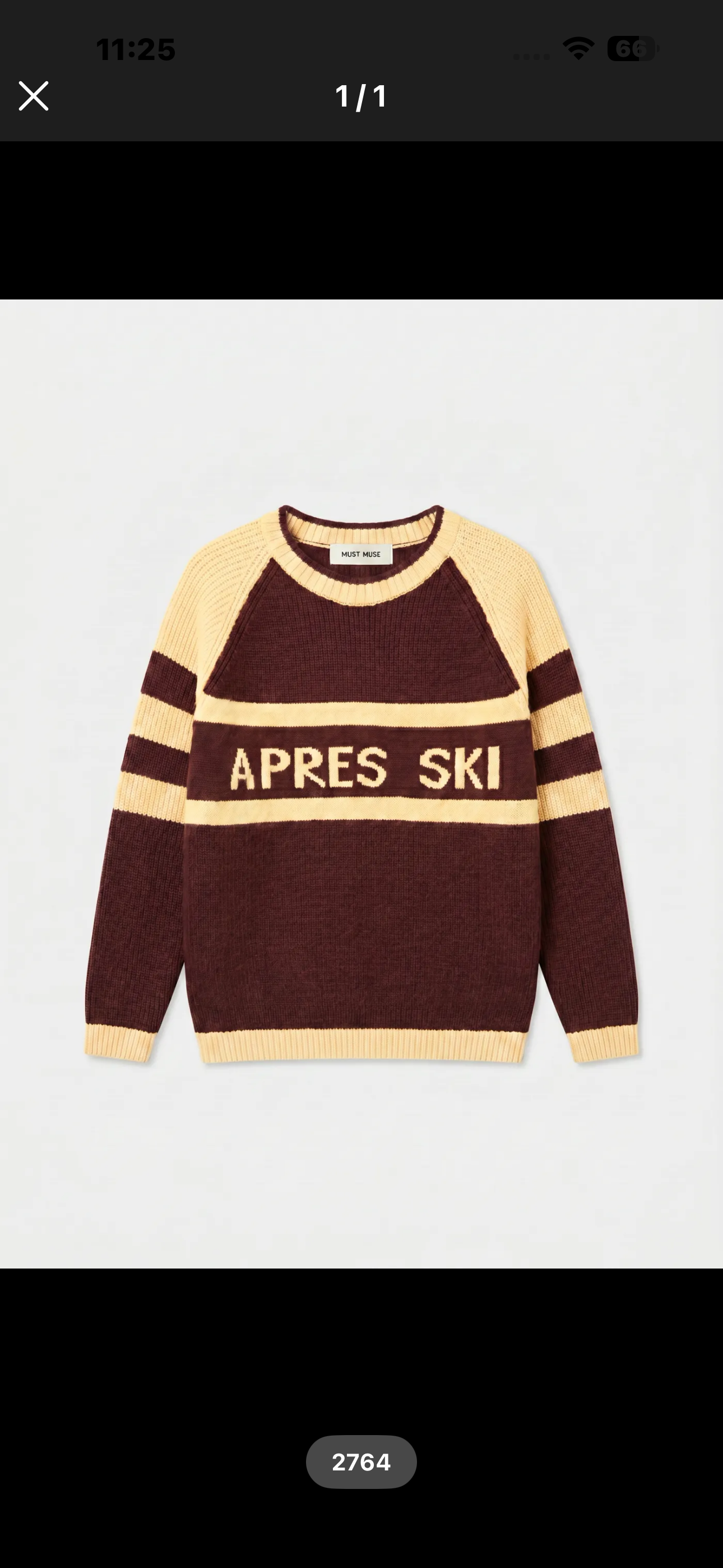 Pull après ski choco