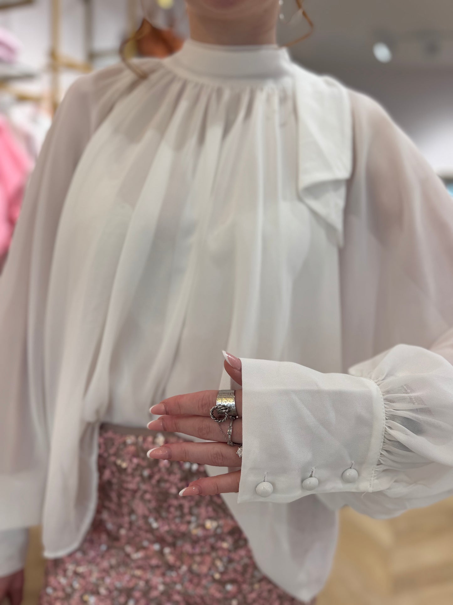 Blouse Siena blanche