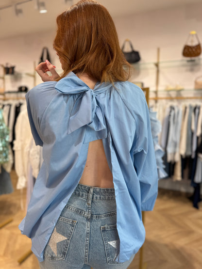 Blouse Lys bleu ciel