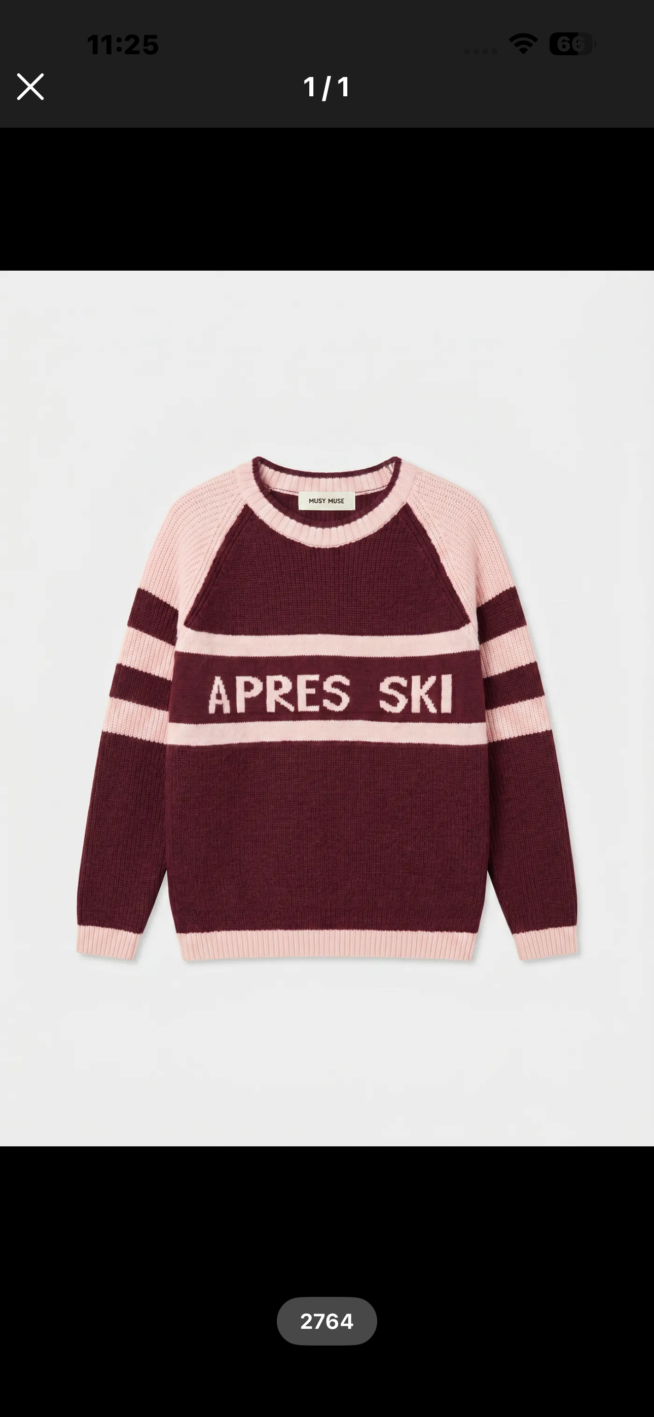 Pull après ski bordeaux