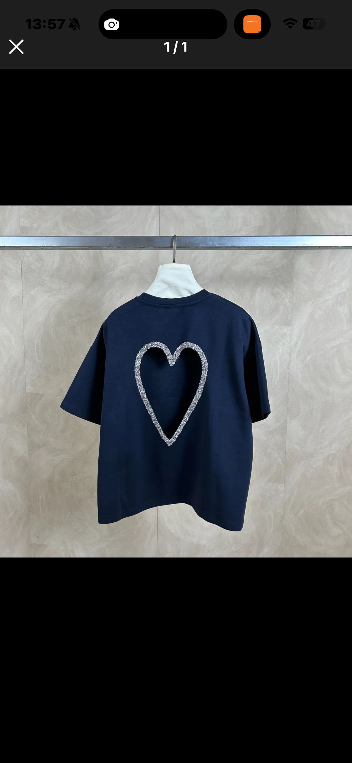 T-shirt DIAMANT marine