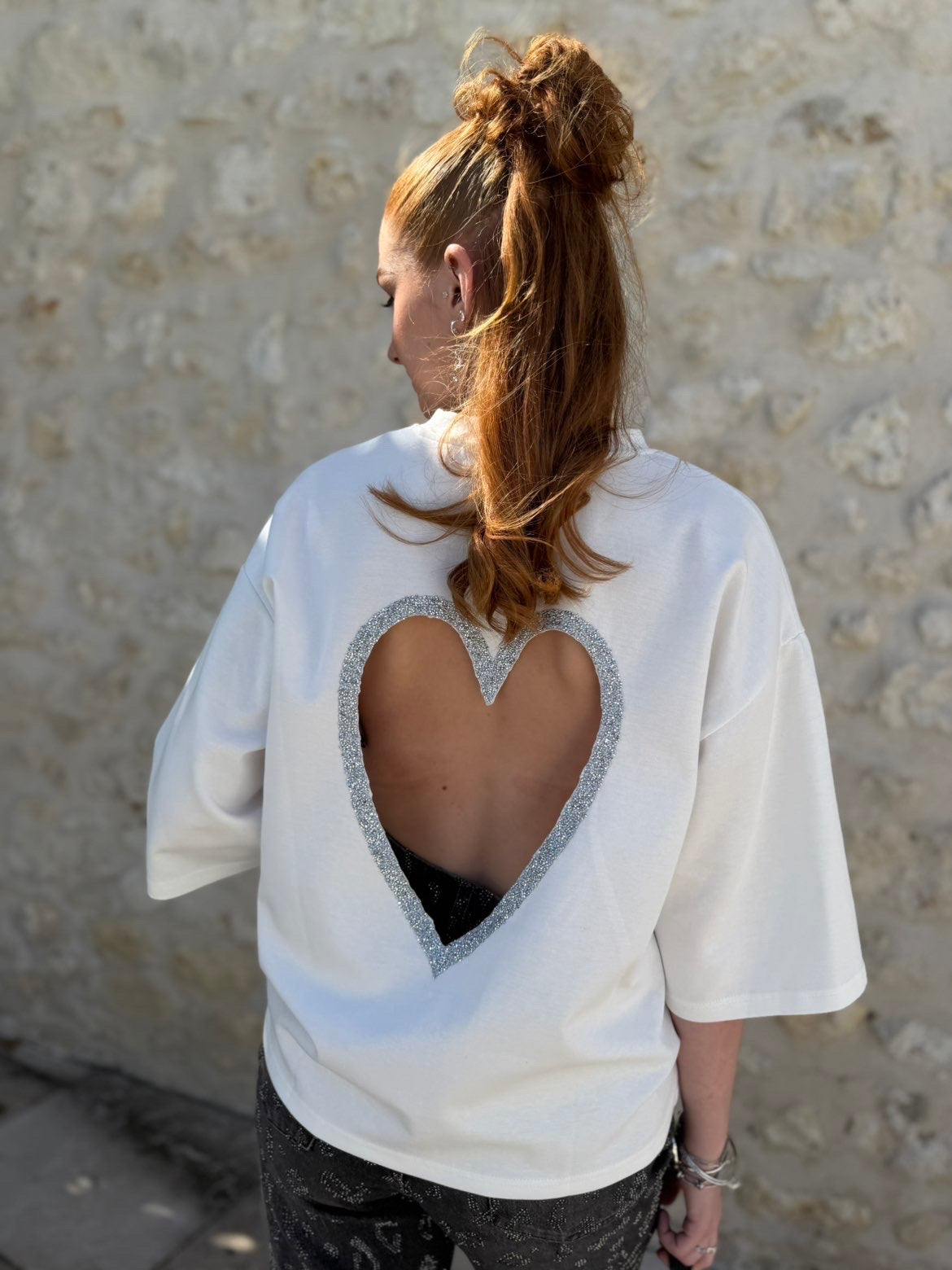 T-shirt DIAMANT blanc