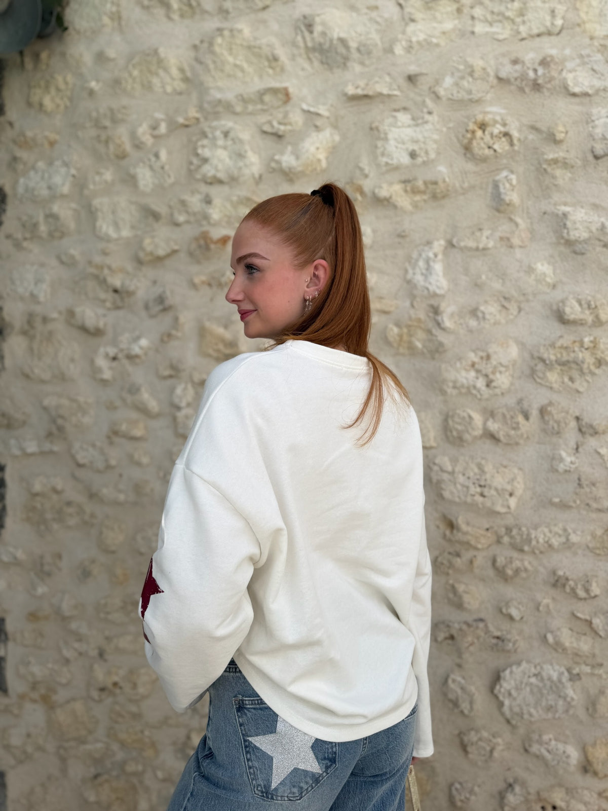 T-shirt california blanc