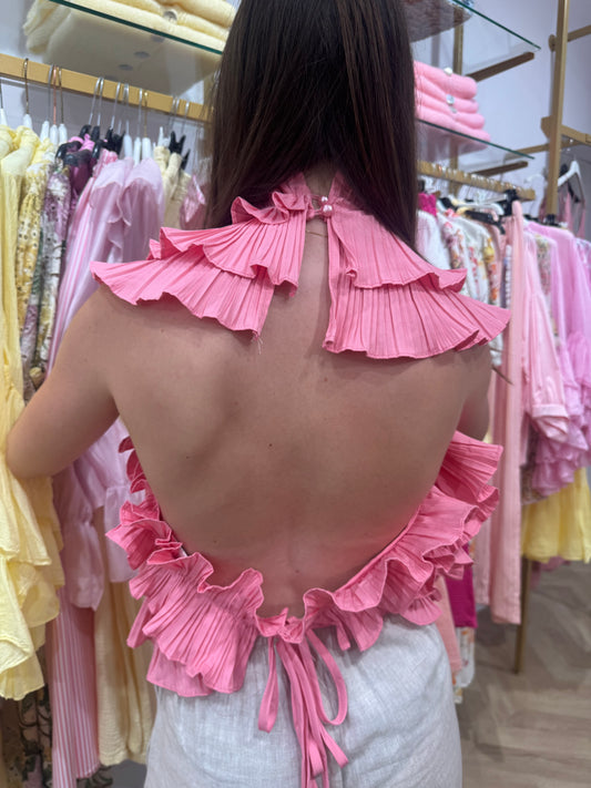 Haut Céleste dos nu rose