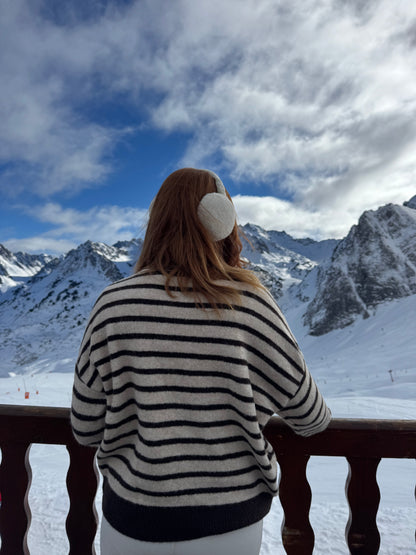 Pull teddy tennis beige