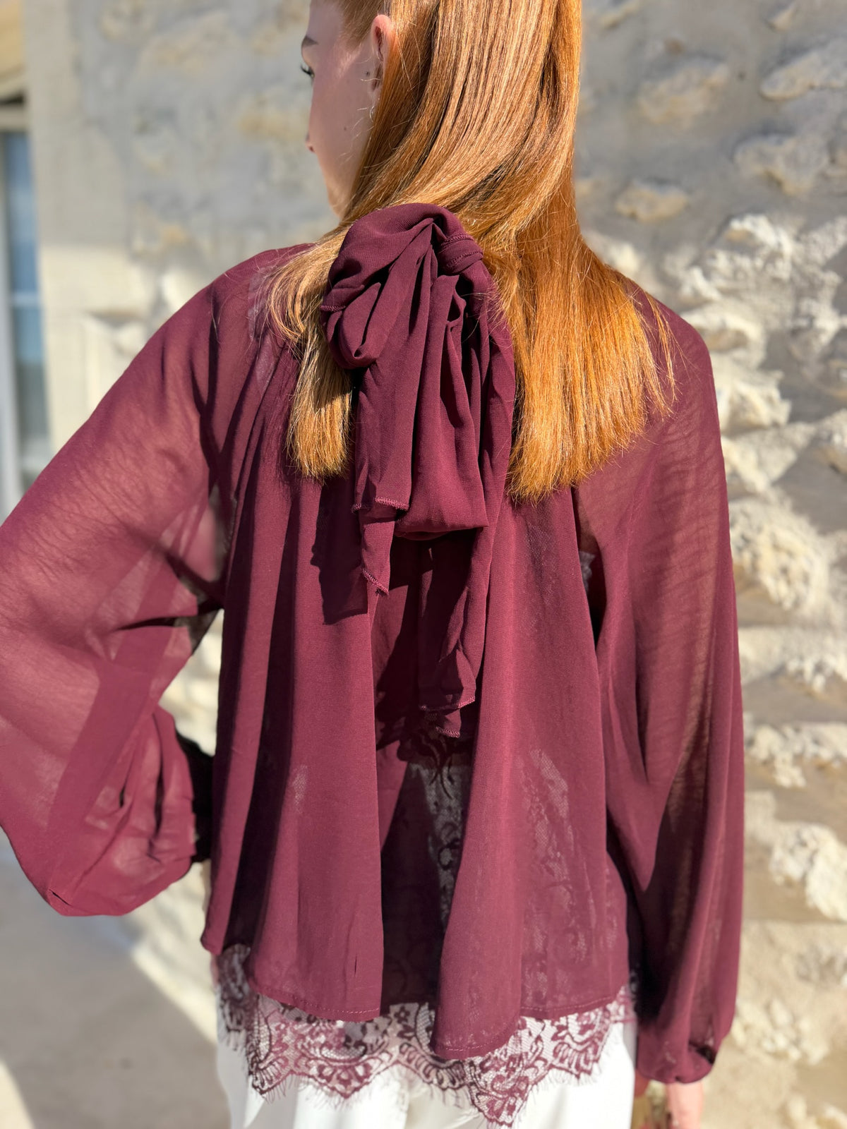 Blouse IVY bordeaux