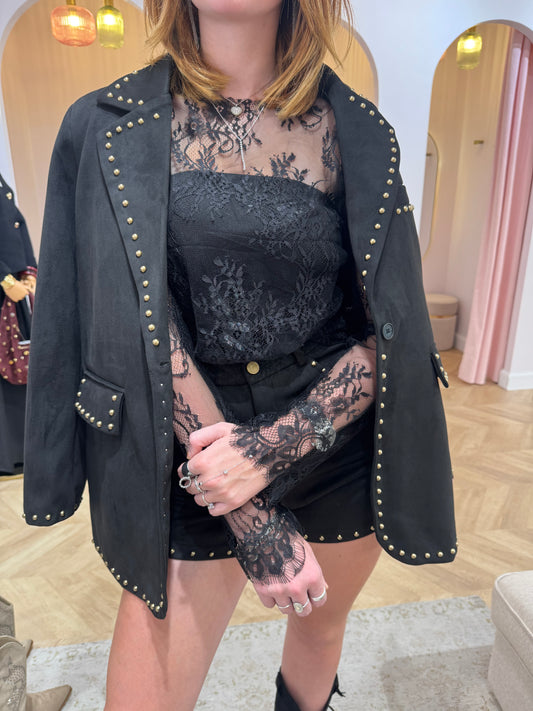 Short grâce noir