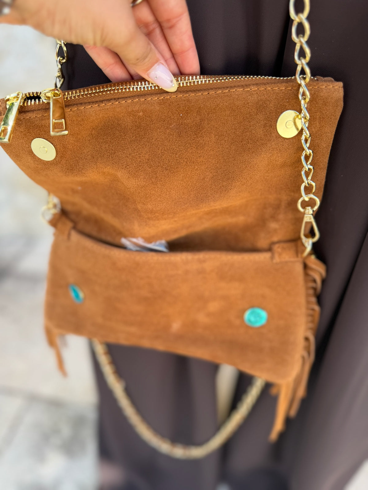 Pochette Rocky camel