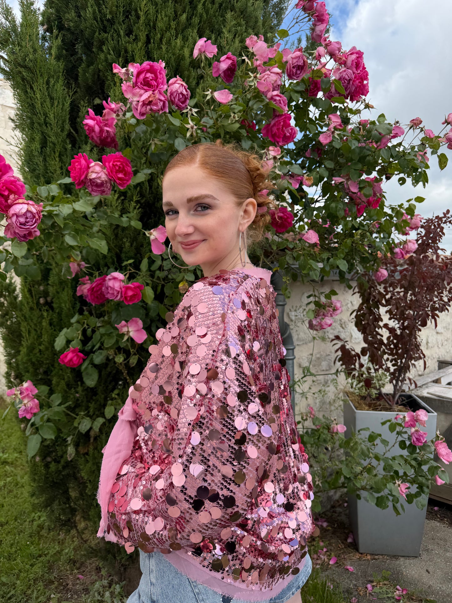Veste Ibiza rose