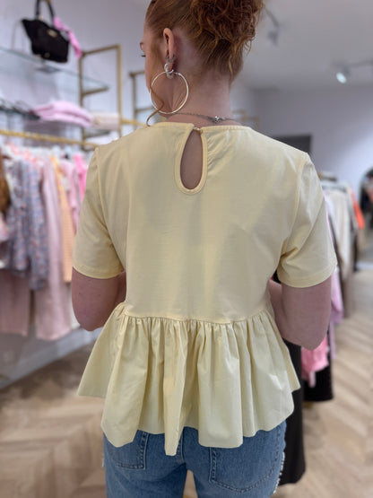 Top Baby jaune