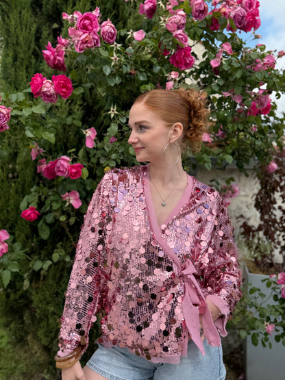 Veste Ibiza rose