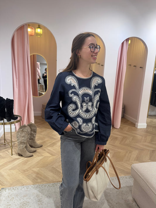 Blouse Copenhague marine