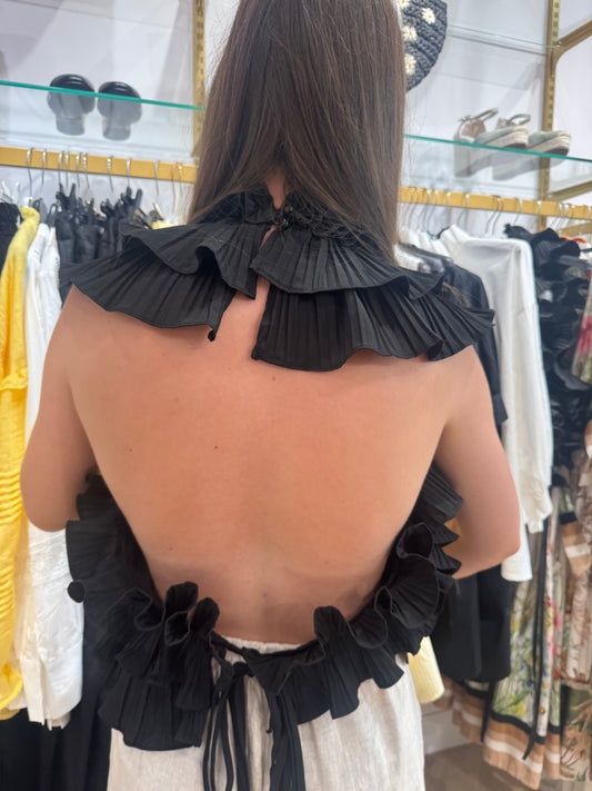 Haut Céleste dos nu noir